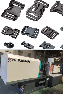 Plastic Product Material Injection Molding Machine With Silver Design
